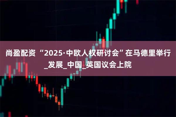 尚盈配资 “2025·中欧人权研讨会”在马德里举行_发展_中国_英国议会上院