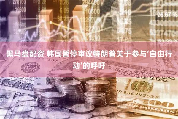 黑马盘配资 韩国暂停审议特朗普关于参与‘自由行动’的呼吁